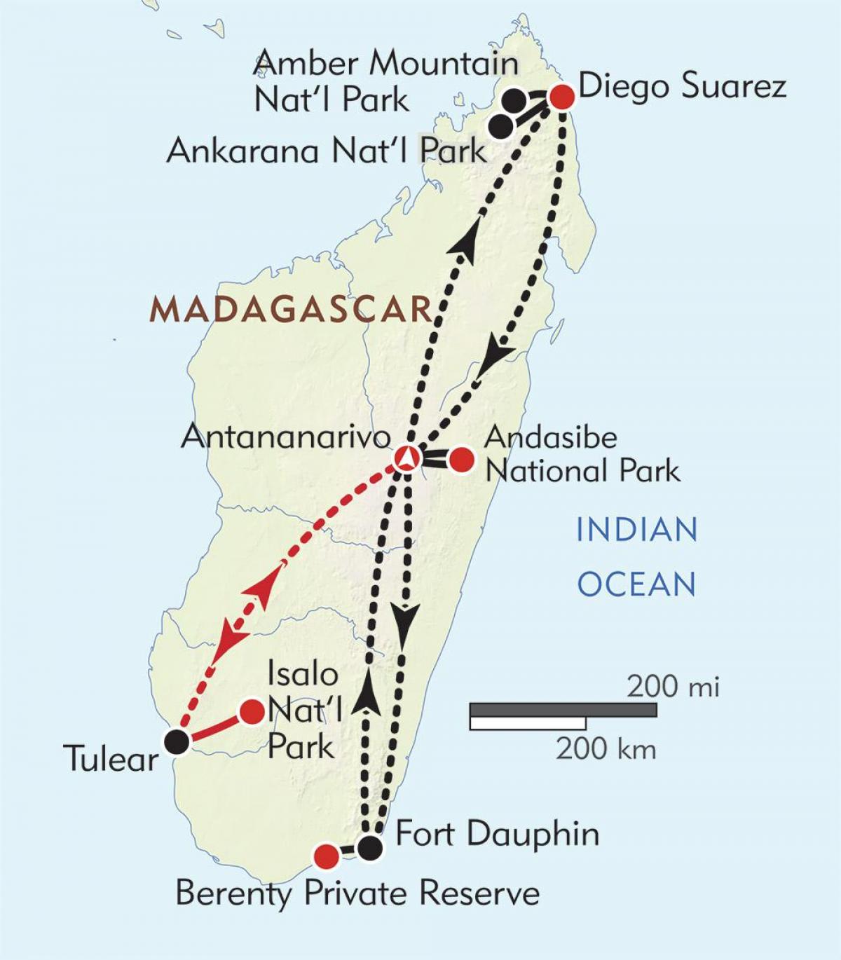 antananarivo Madagascar mappa