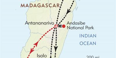 Antananarivo Madagascar mappa