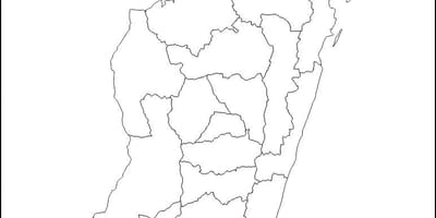 Madagascar struttura della mappa